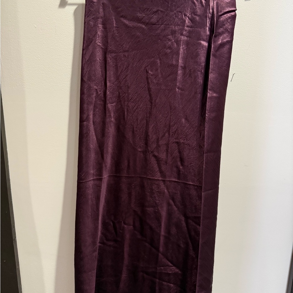 Babaton Satin Maxi Skirt in Cardamon Size 8 - Picture 6 of 7